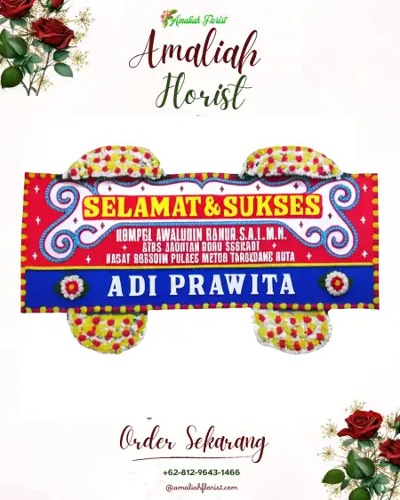 Papan Bunga Ucapan Selamat Juhar