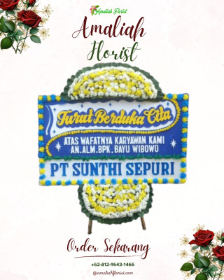 Papan Bunga Duka di Juhar