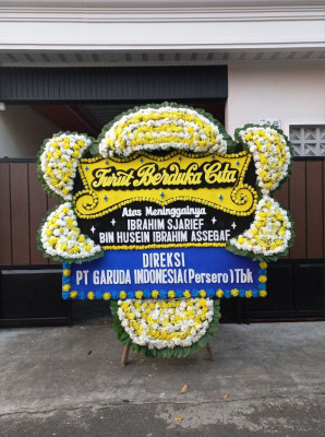 Papan Bunga Duka di Juhar